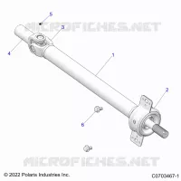 SYSTÃˆME DE TRANSMISSION, PROP SHAFT,MID, BEARING