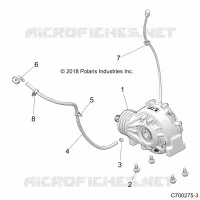 DRIVE TRAIN, FRONT SUPPORT PONT