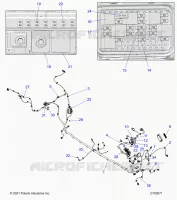 ELECTRICITE, WIRE HARNESS, CHASSIS, STANDARD