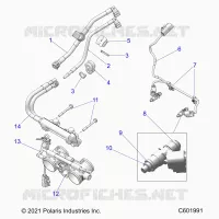 SYSTÃˆME D'ALIMENTATION, RAIL, LINES AND THROTTLE BODY