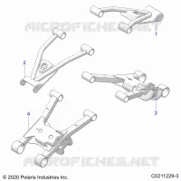 SUSPENSION ARRIERE CONTROL ARMS