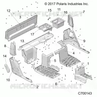 PLANCHER, REAR