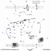 ELECTRICITE, DASH COMPONENTS, RIDE COMMAND
