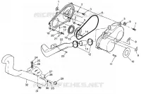 COUVERCLE D'EMBRAYAGE XPLORER 400L W98CC38C (4945414541C004)
