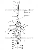 CARBURATEUR LITE GT 0963133 AND EUROPEAN LITE GT E963133 (4933083308C006)