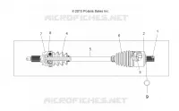 SYSTÈME DE TRANSMISSION, ARBRE DE TRANSMISSION, FRONT