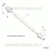 SYSTEME DE TRANSMISSION, REAR PROP SHAFT