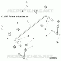 SUSPENSION, FRONT BARRE STABILISATRICE