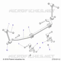 SUSPENSION, FRONT, BARRE STABILISATRICE