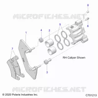 FREIN AVANT CALIPER