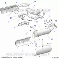 ENGINE, ECHAPPEMENT