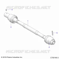 SYSTÃˆME DE TRANSMISSION, FRONT PROP SHAFT