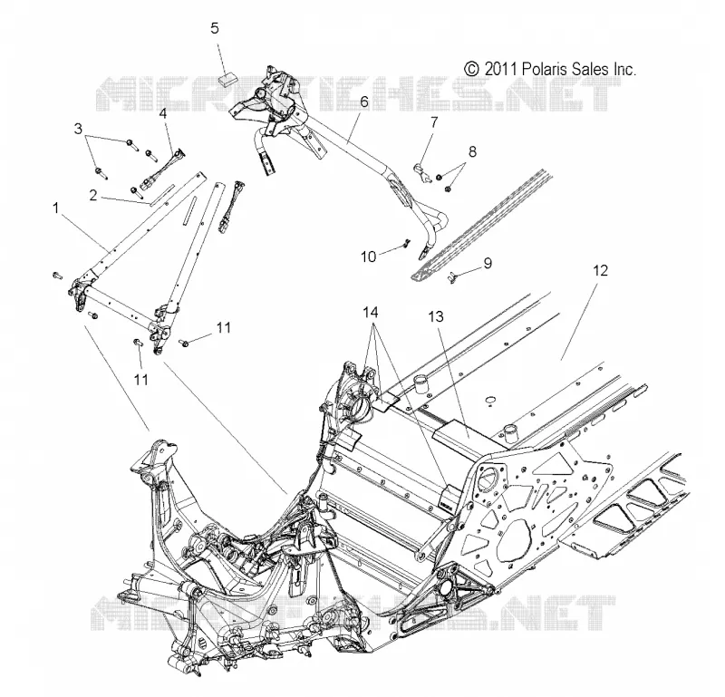 CHASSIS, CHASSIS ASM. AND OVER STRUCTURE (600/155 INCH)