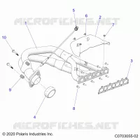 ENGINE, ECHAPPEMENT, HEADPIPE AND RELATED