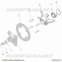 SUSPENSION AVANT CARRIER- Z23N4E99A/99B (C0704127-2)