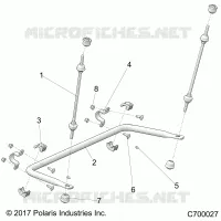 SUSPENSION, REAR BARRE STABILISATRICE
