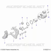 FREIN AVANT CALIPER