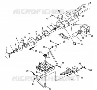 FREIN ARRIERE/FOOT PEDAL ASSEMBLY Trail Boss W938527 (4924072407023A)