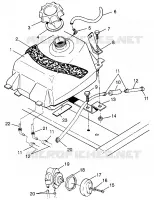 CARBURANT TANK XPLORER 300 W969130 (4935903590A013)