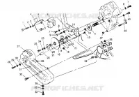 PONT/FREIN AND COUVERCLE DE CHAINEE MOUNTING 6X6 400L W948740 (4926802680C010)