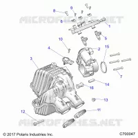 ENGINE, PRISE D'AIR MANIFOLD