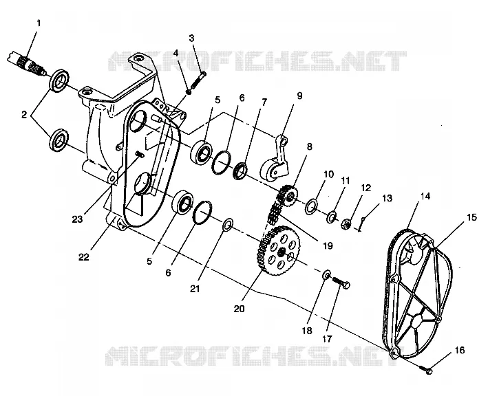 CARTER DE CHAINEE ASSEMBLY SPORT 0940443 AND SPORT SKS 0940243 (4925052505016A)
