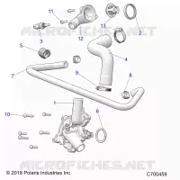 MOTEUR, WATERPUMP AND BYPASS