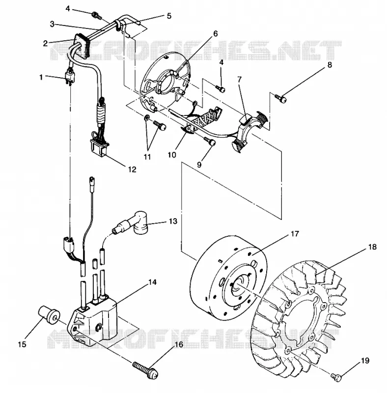 STATOR  TRAIL 0960761, TRAIL TOURING 0960262 and EUROPEAN TRAIL TOURING E9 (4931763176D006)