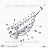 CHASSIS, FRONT PARE CHOCS