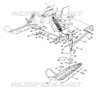 SUSPENSION AVANT AND SKI SUPER SPORT E940743 (4927372737011A)