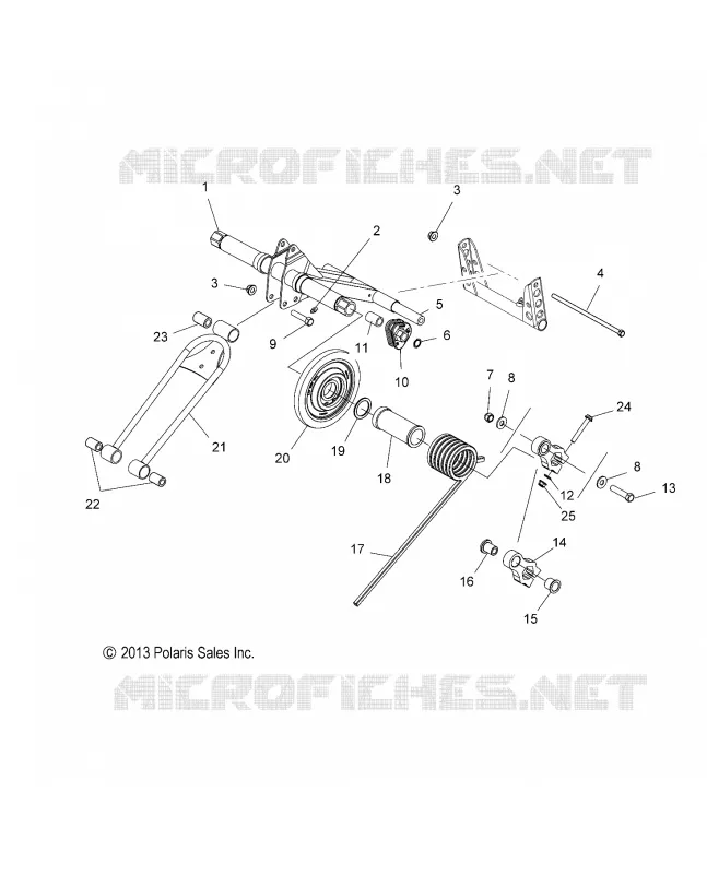 SUSPENSION, BRAS DE SUSPENSION ARRIERE