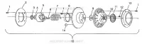 EMBRAYAGE DE TRANSMISSION WIDETRAK LX 0972065 AND  EUROPEAN WIDETRAK LX E972065 (4938223822C001)