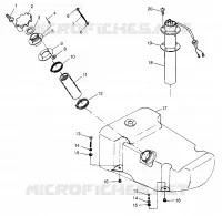 CARBURANT TANK SL 780 B974088 and Intl. SL 780 I974088 (4940924092A009)