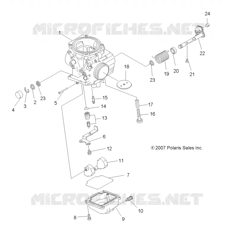 MOTEUR, CARBURATEUR, LOWER