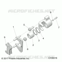 FREIN ARRIERE CALIPER