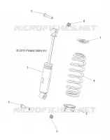 SUSPENSION, AMORTISSEUR AVANT