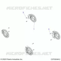 ETRIER DE FREIN MOUNTING AND ROTORS