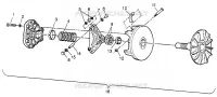 EMBRAYAGE DE TRANSMISSION SPORT 400L W97BA38C AND TRAIL BLAZER W97BA25C (4940124012B013)