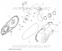 SYSTÈME DE TRANSMISSION, COUVERCLE D'EMBRAYAGE AND DUCTING