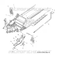 CHASSIS, PROTECTION D'EMBRAYAGE AND REPOSE PIEDS