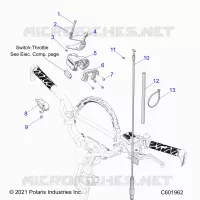 MOTEUR, THROTTLE CONTROL ASM.