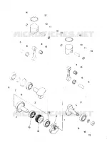 PISTON AND VILEBREQUIN  INDY LITE (4918591859027A)