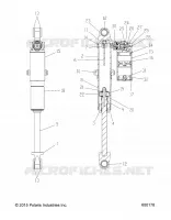 SUSPENSION, AMORTISSEUR ARRIERE TRACK, HI LO ADJ., SNOW CHECK (7044383)