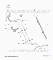 REFROIDISSEMENT, HOSE MOUNTING