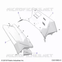 CARROSSERIE ARRIERE CAB AND HEAT SHIELDS