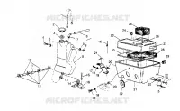 RESERVOIR D'HUILE / BOITE A AIR SPORT 0950443, SPORT TOURING 0950243  and EUROP (4928822882C009)