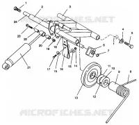 BRAS DE SUSPENSION ARRIERE 500 EFI 0942774 AND EFI SKS 0942574 (4924982498024A)
