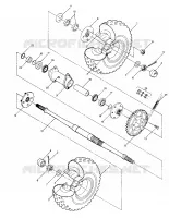 ROUE ARRIERE DRIVE ASSEMBLY (4914761476019A)