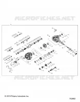 SYSTÃˆME DE TRANSMISSION, MAIN GEARCASE INTERNALS