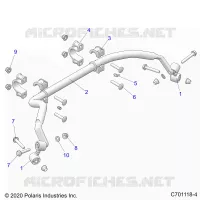 SUSPENSION, REAR BARRE STABILISATRICE